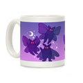 Chubby Mothman Nighttime Pattern Coffee Mug