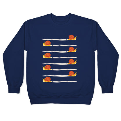 snail trail pattern Crewneck Sweatshirt