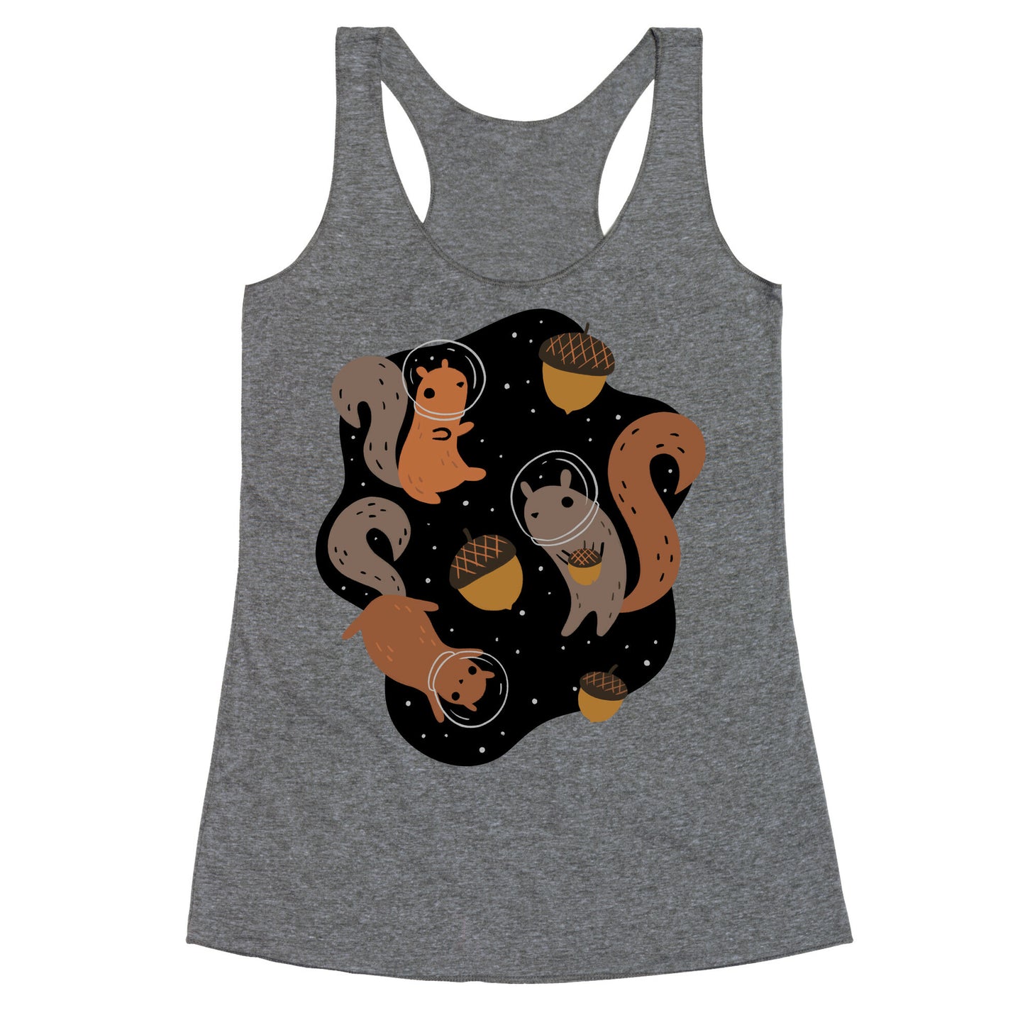 Squirrels In Space Racerback Tank