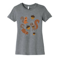 Squirrels In Space Women's Cotton Tee