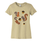 Squirrels In Space Women's Cotton Tee