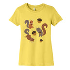 Squirrels In Space Women's Cotton Tee