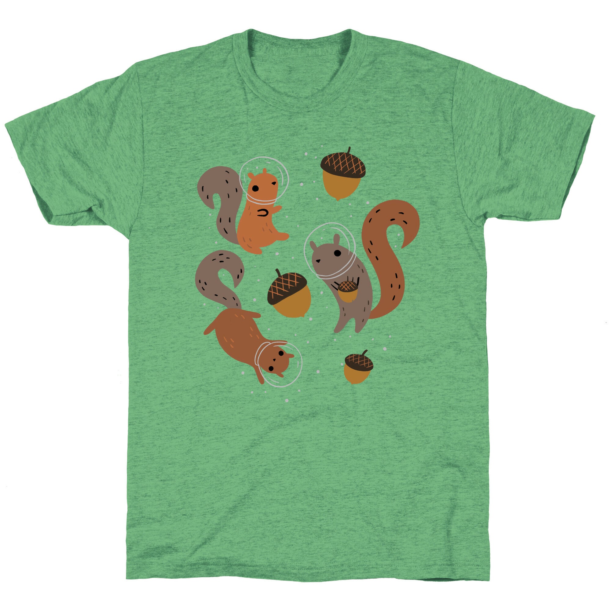 Squirrels In Space Unisex Triblend Tee