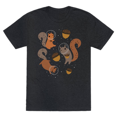 Squirrels In Space Unisex Triblend Tee
