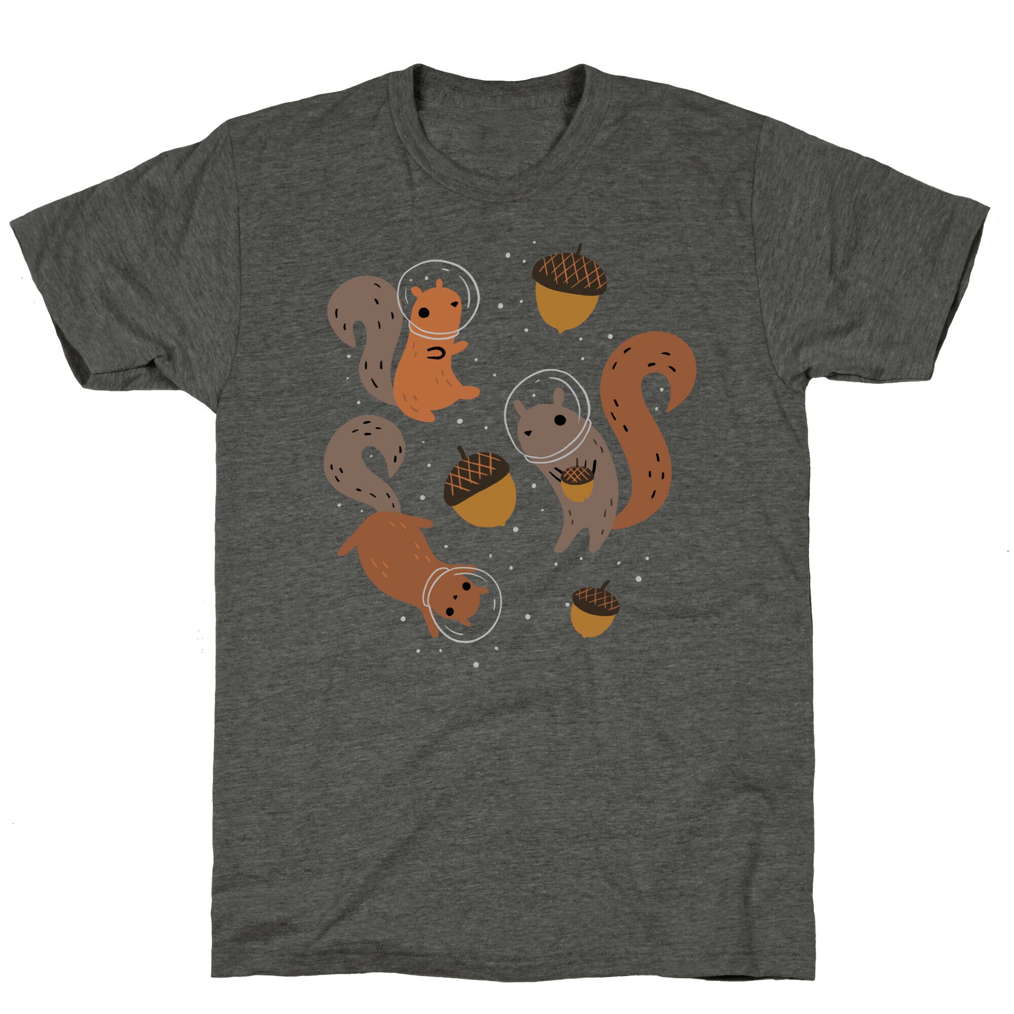 Squirrels In Space Unisex Triblend Tee