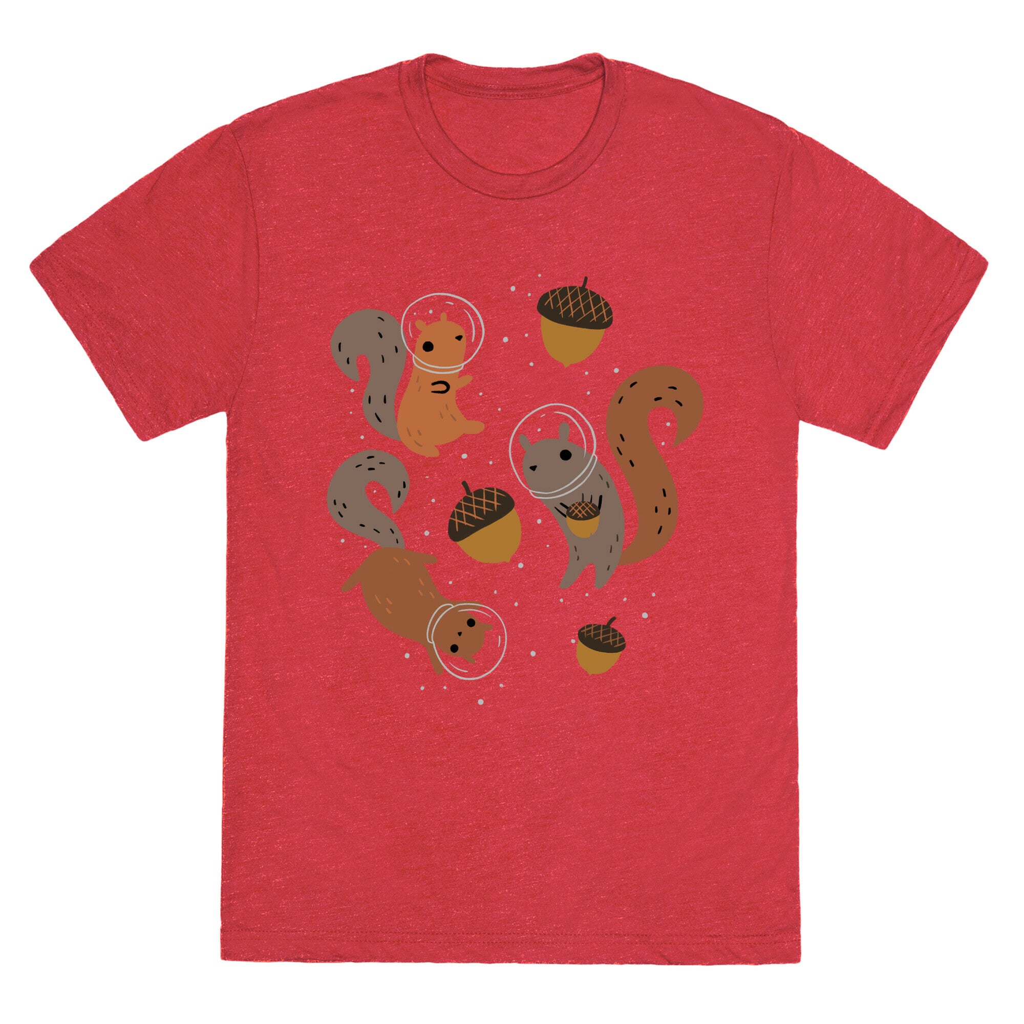 Squirrels In Space Unisex Triblend Tee