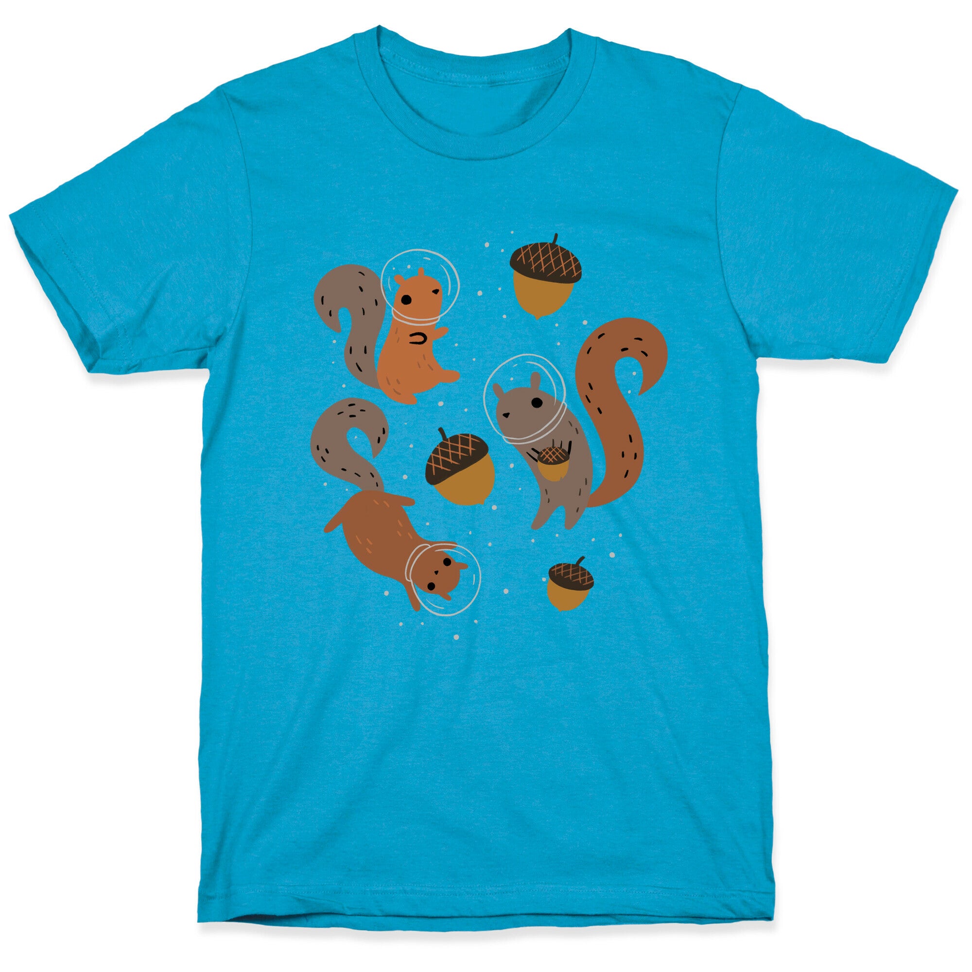 Squirrels In Space Unisex Triblend Tee