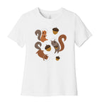 Squirrels In Space Women's Cotton Tee