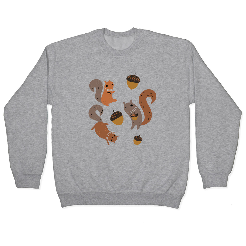 Squirrels In Space Crewneck Sweatshirt