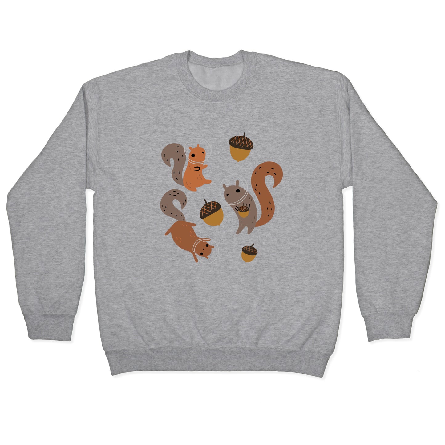 Squirrels In Space Crewneck Sweatshirt