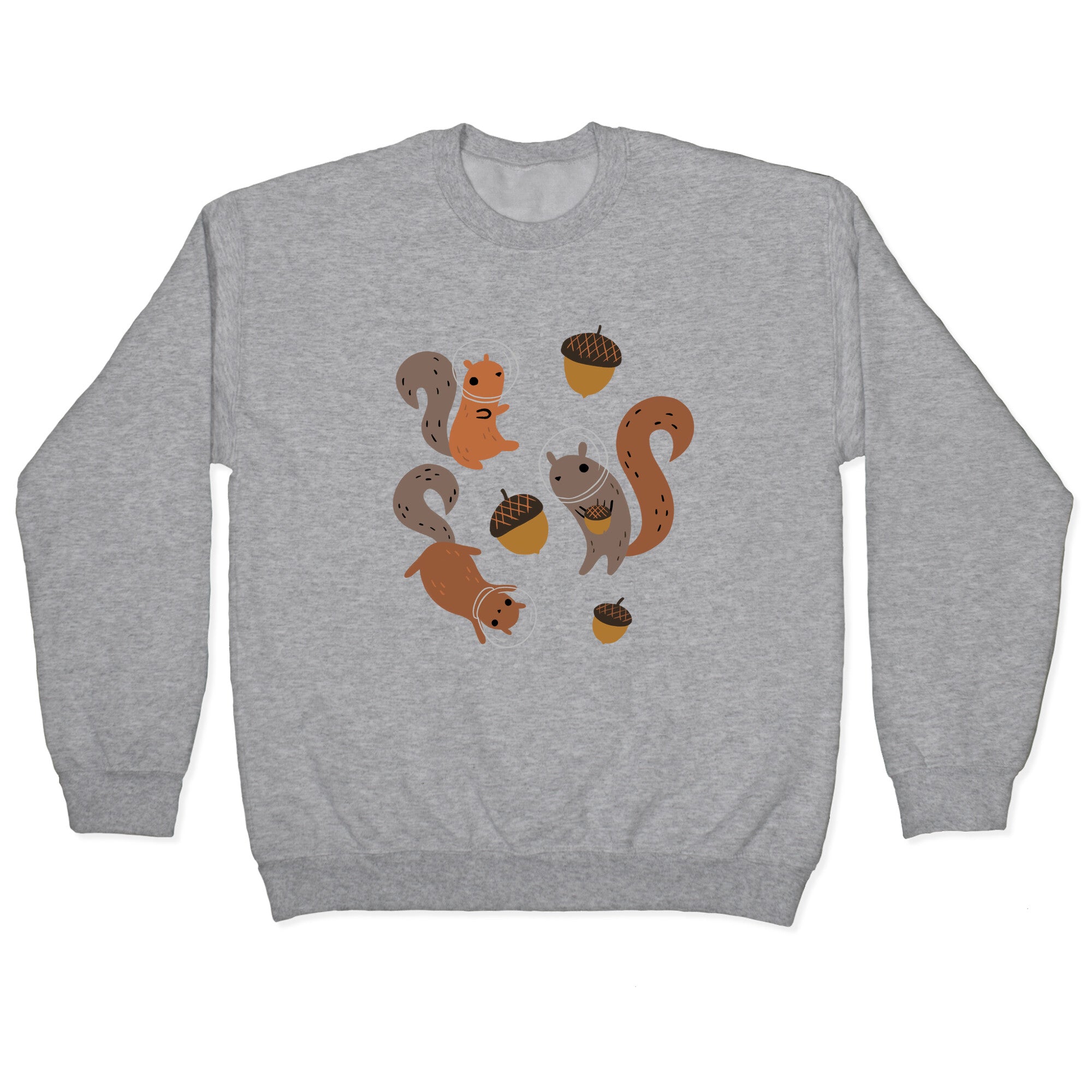 Squirrels In Space Crewneck Sweatshirt