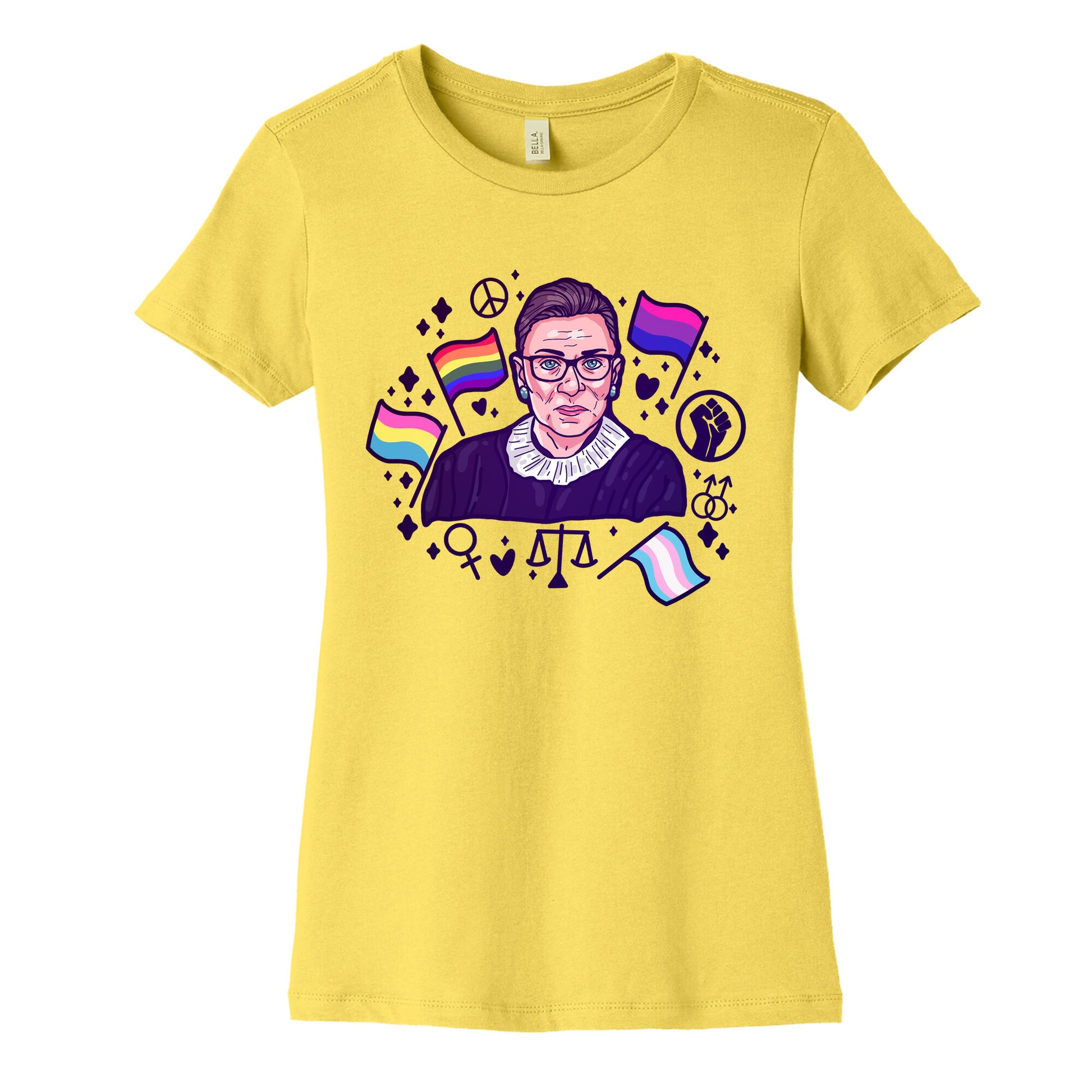 Pride Colors RBG Women's Cotton Tee