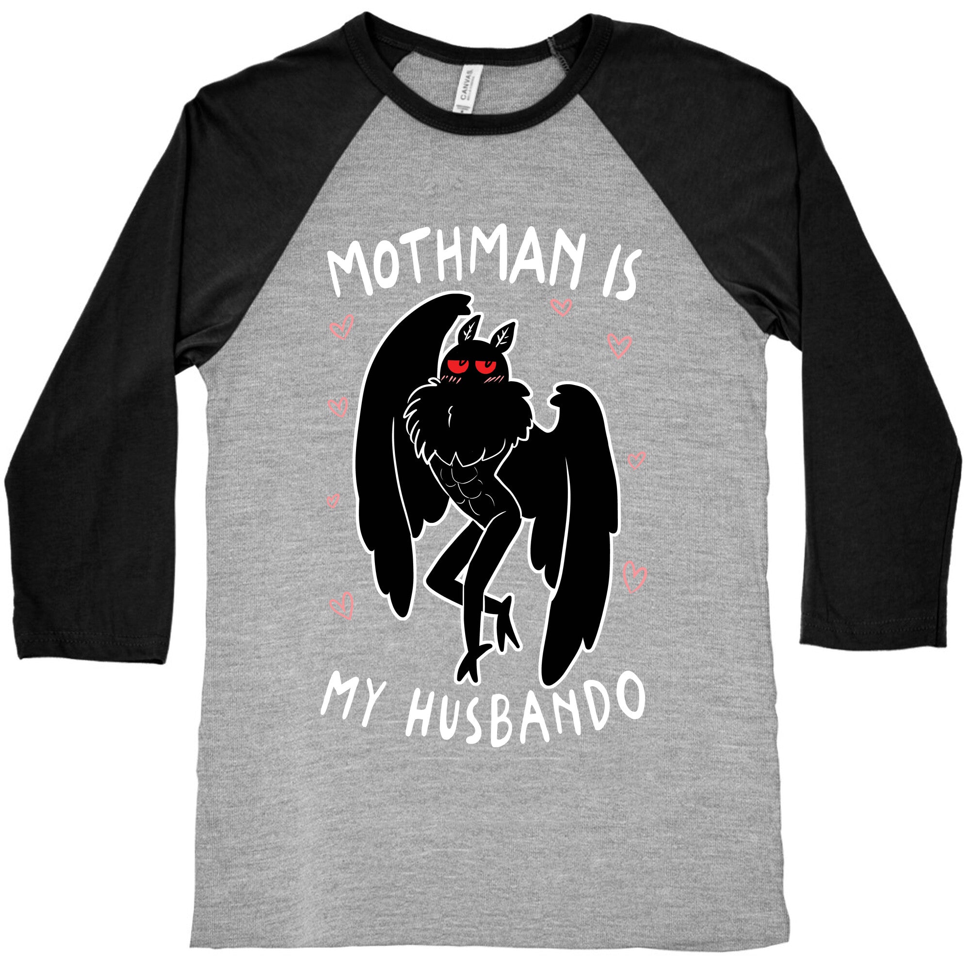 Mothman Is My Husbando Baseball Tee