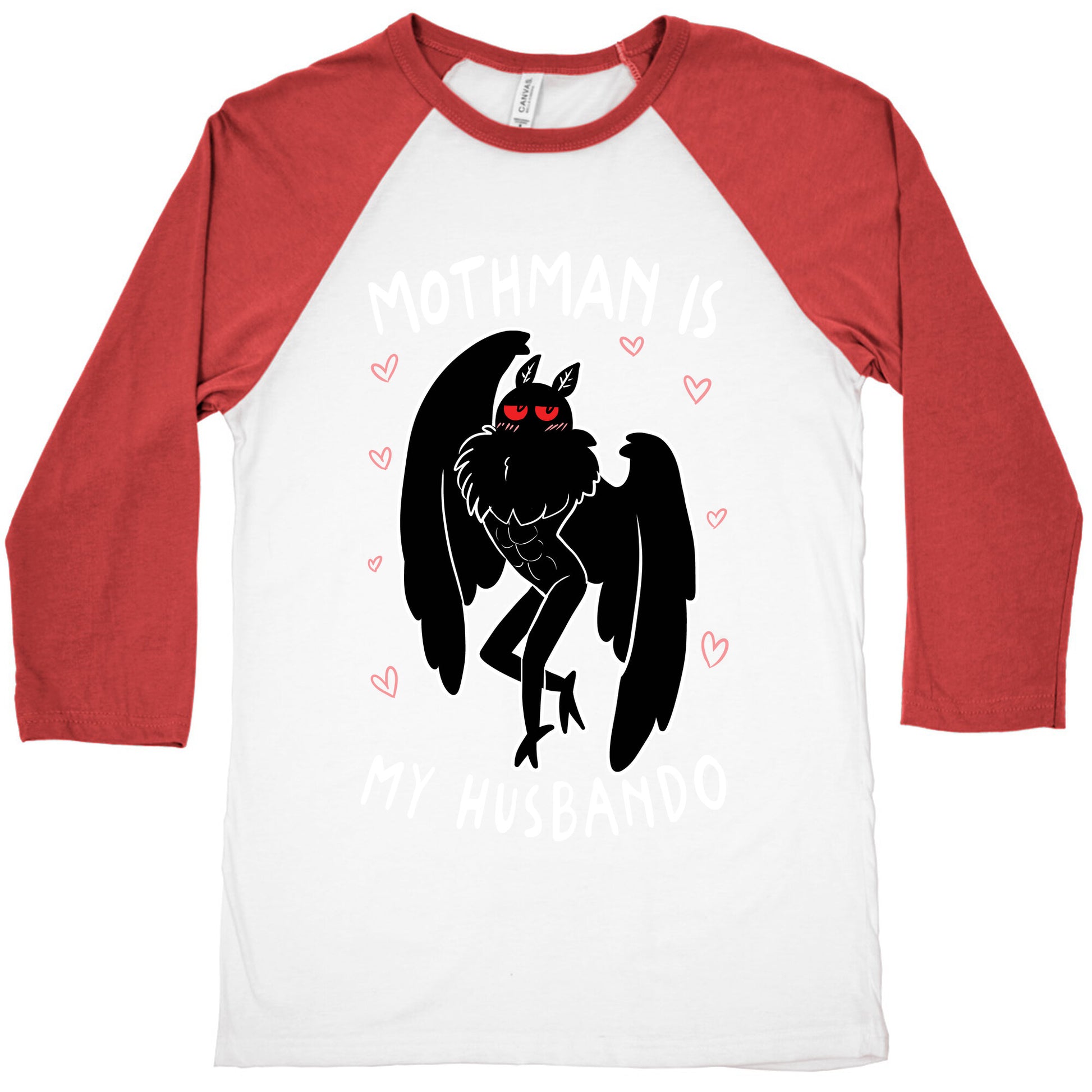 Mothman Is My Husbando Baseball Tee