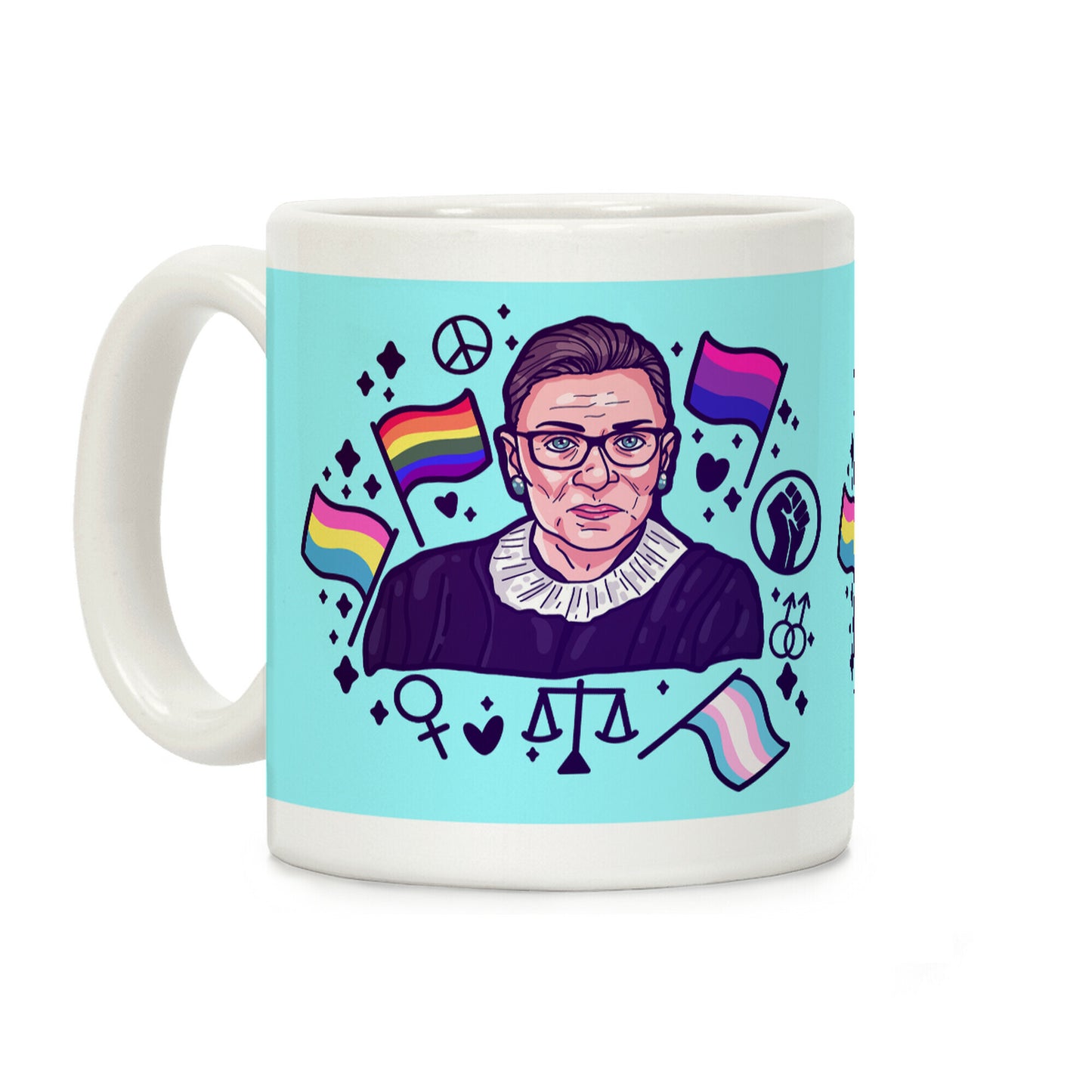 Pride Colors RBG Coffee Mug