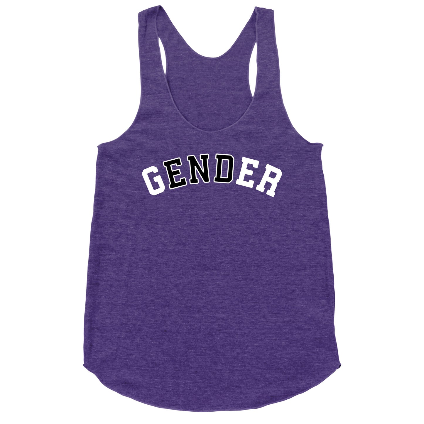 The End of Gender Racerback Tank