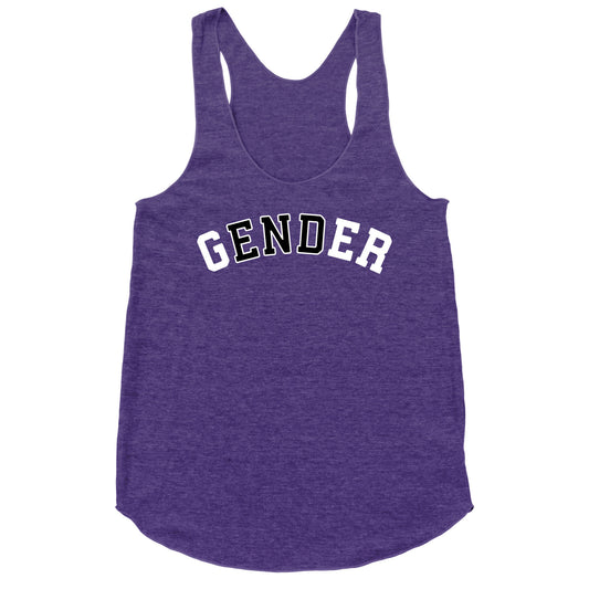 The End of Gender Racerback Tank