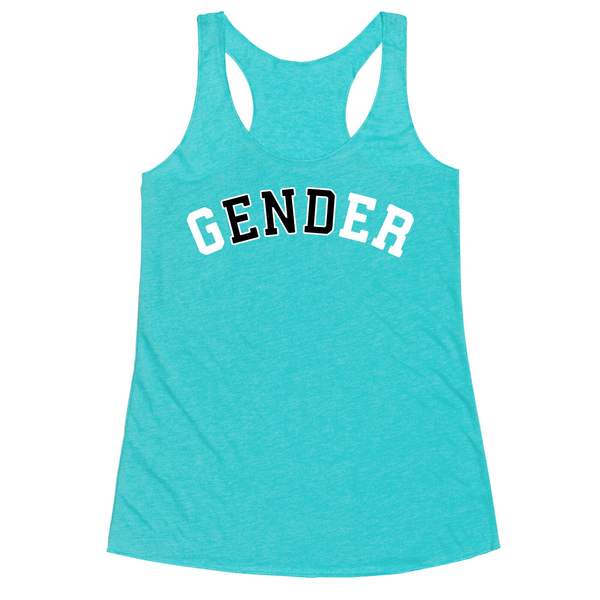 The End of Gender Racerback Tank