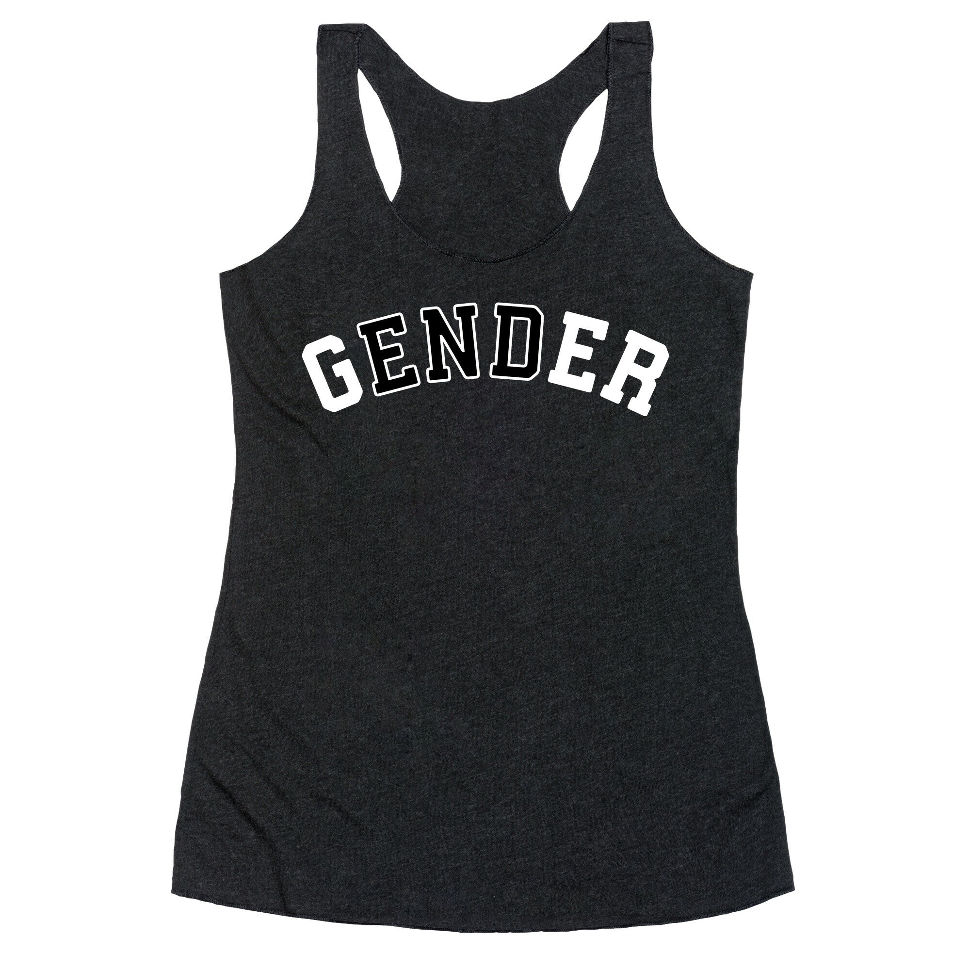 The End of Gender Racerback Tank
