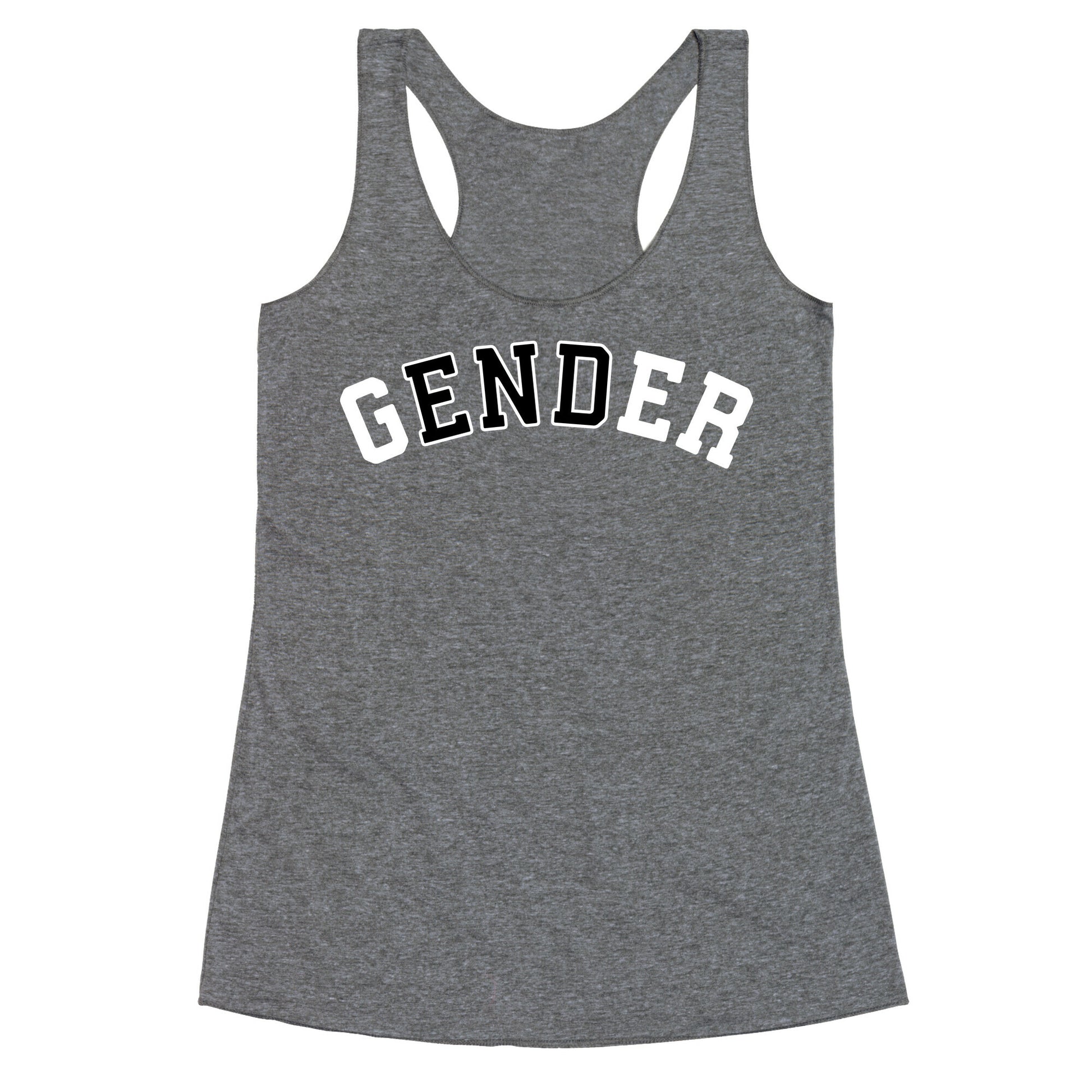 The End of Gender Racerback Tank