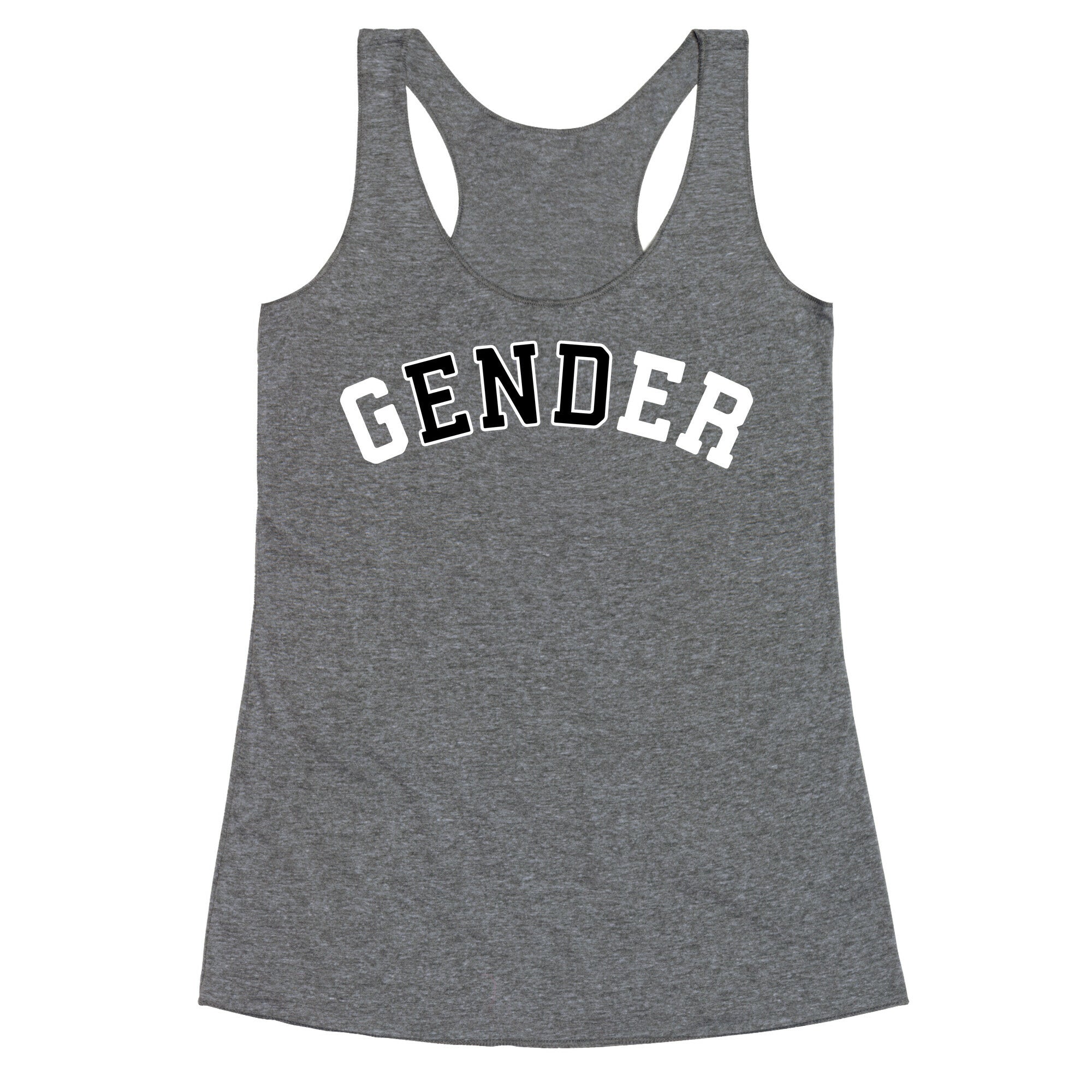 The End of Gender Racerback Tank