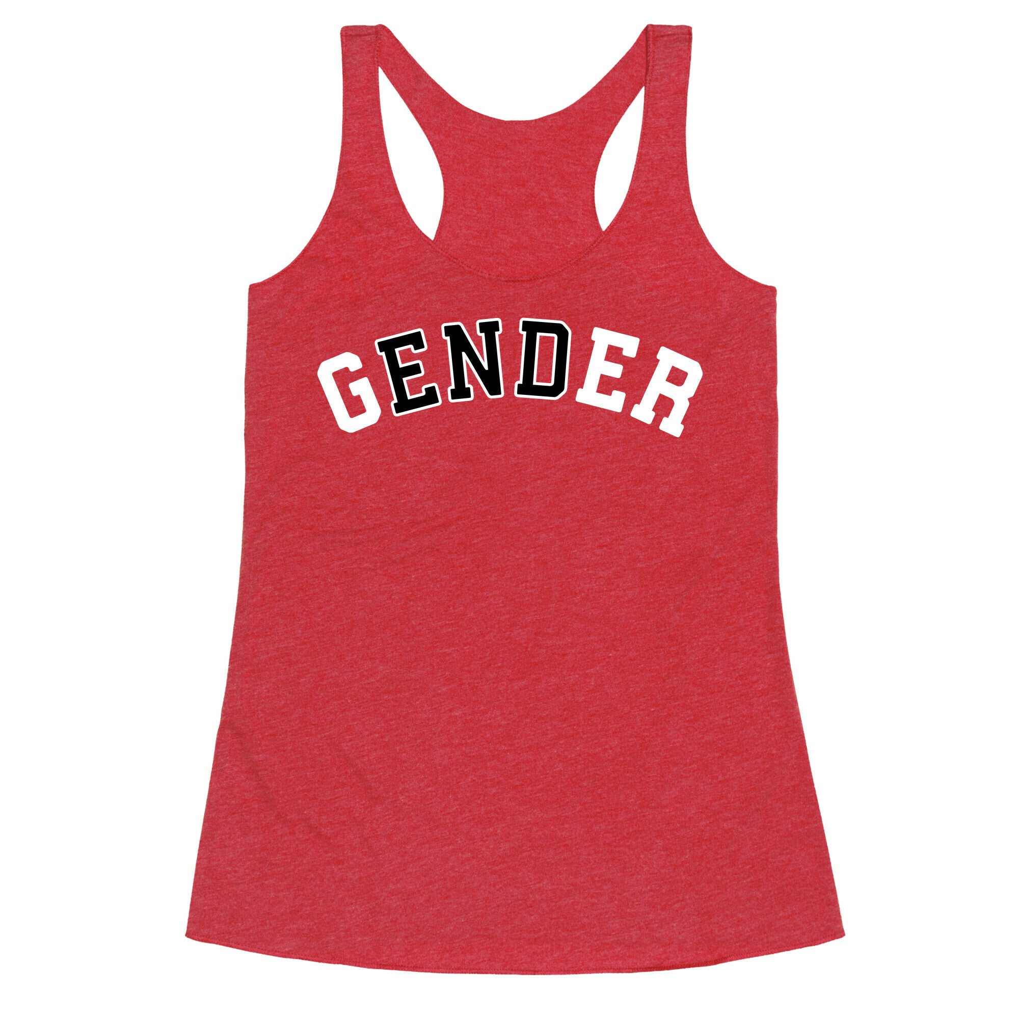 The End of Gender Racerback Tank
