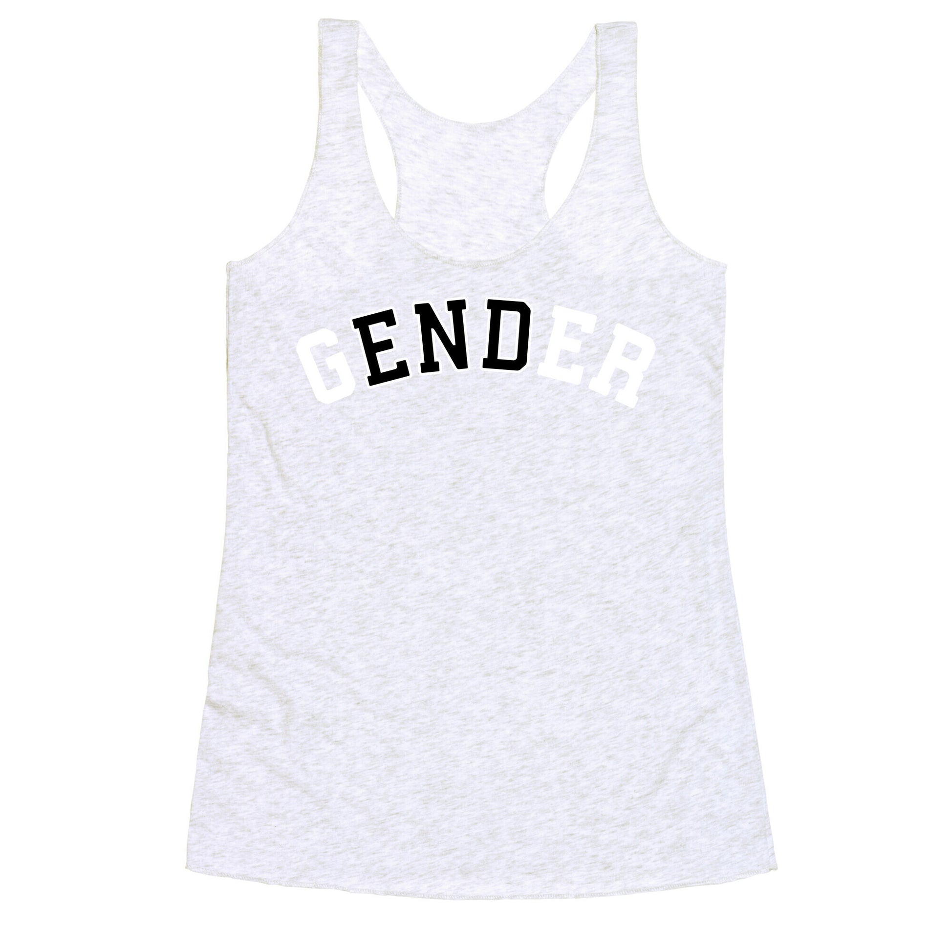 The End of Gender Racerback Tank