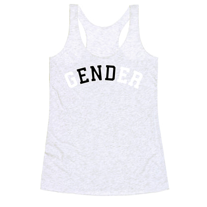 The End of Gender Racerback Tank
