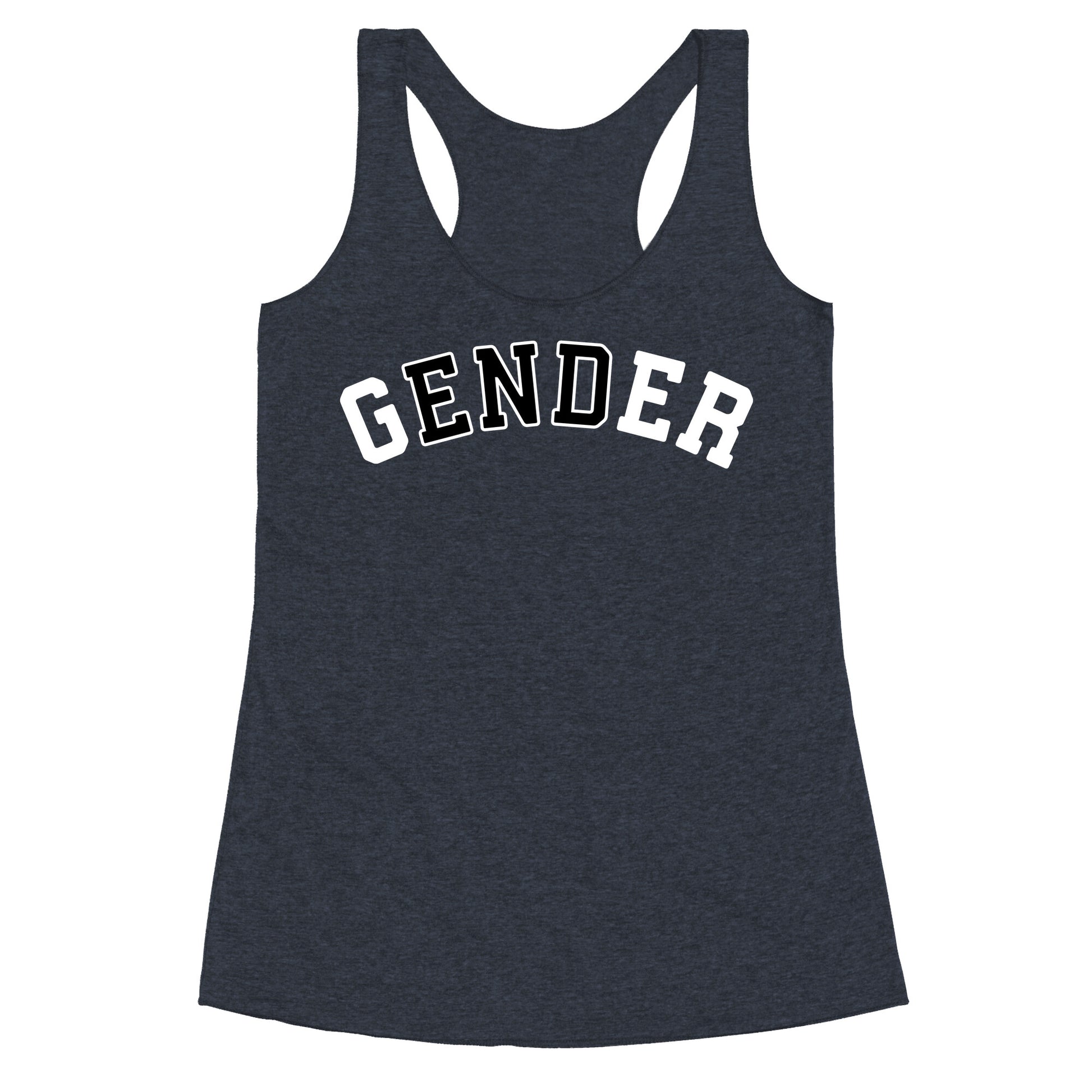 The End of Gender Racerback Tank