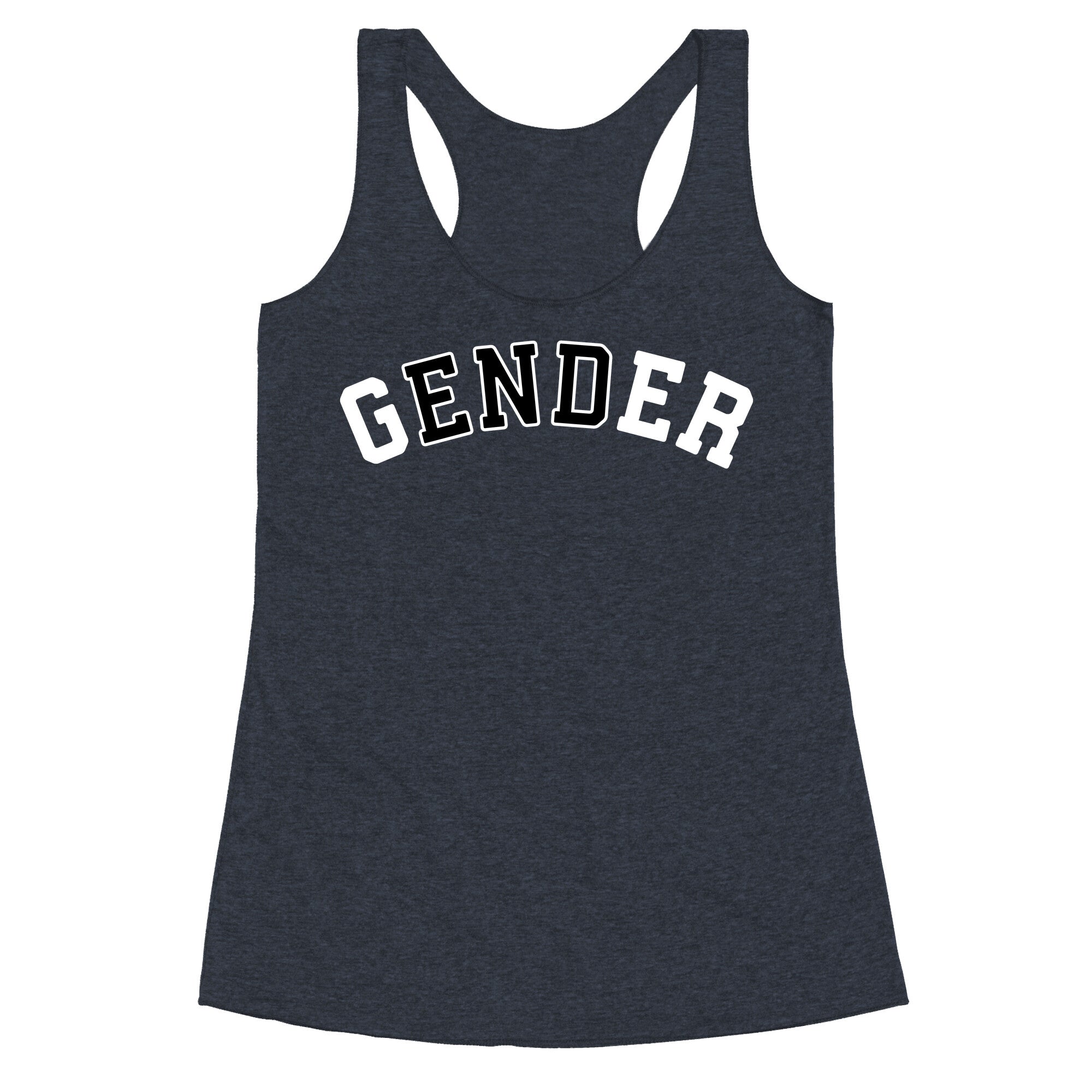 The End of Gender Racerback Tank