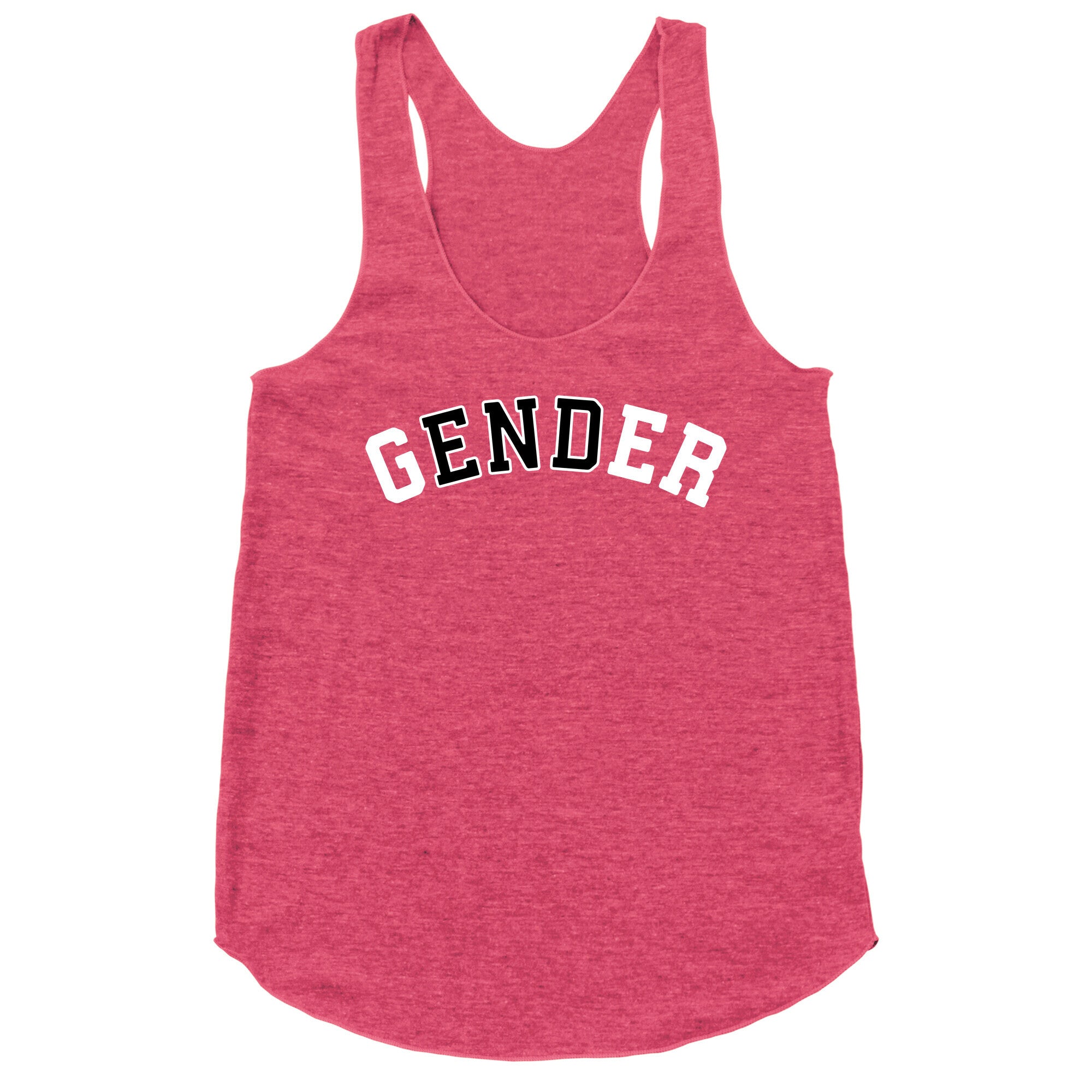 The End of Gender Racerback Tank