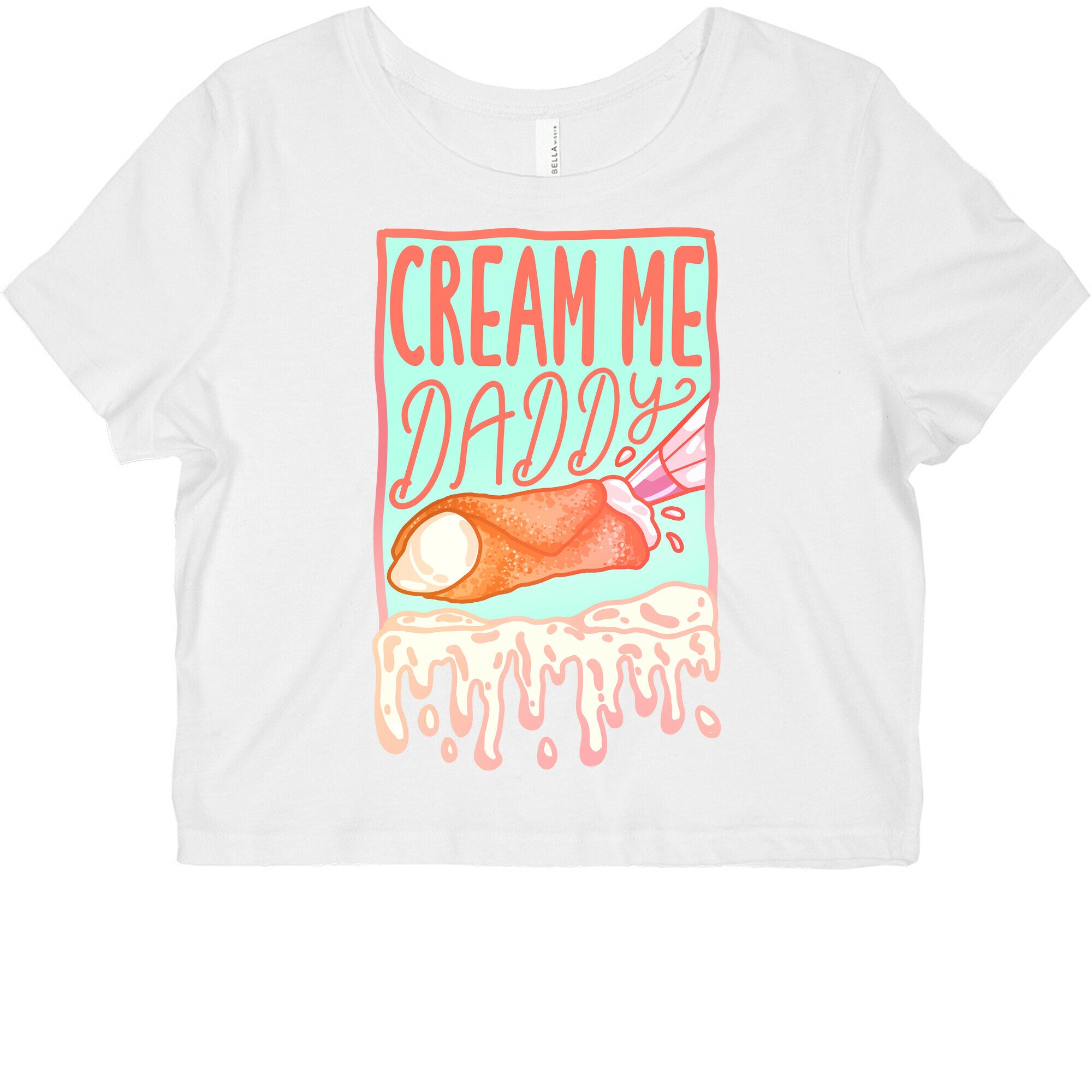 Cream Me Daddy Cannoli Graphic Baby Tee