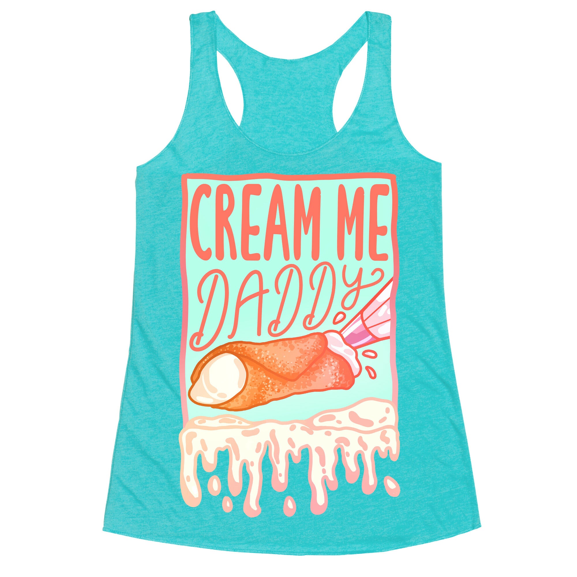 Cream Me Daddy Cannoli Racerback Tank