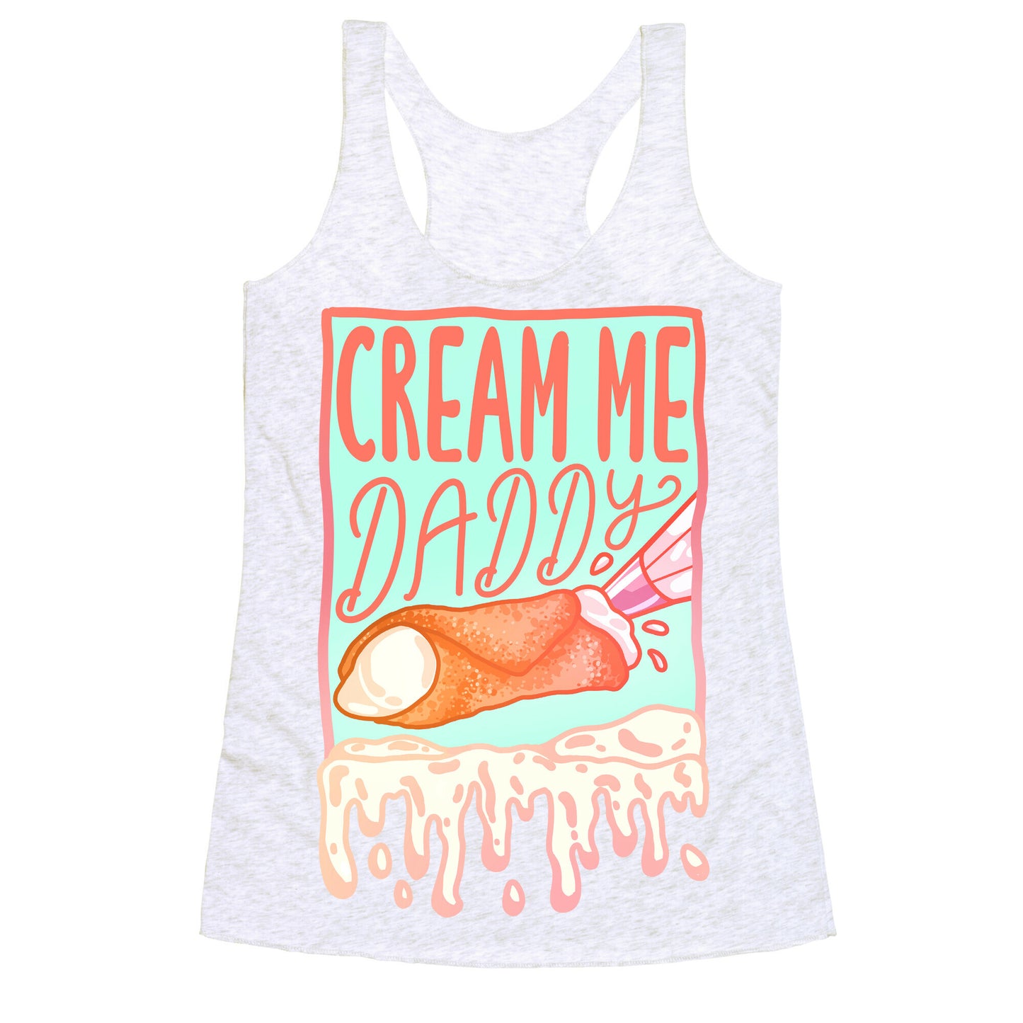 Cream Me Daddy Cannoli Racerback Tank