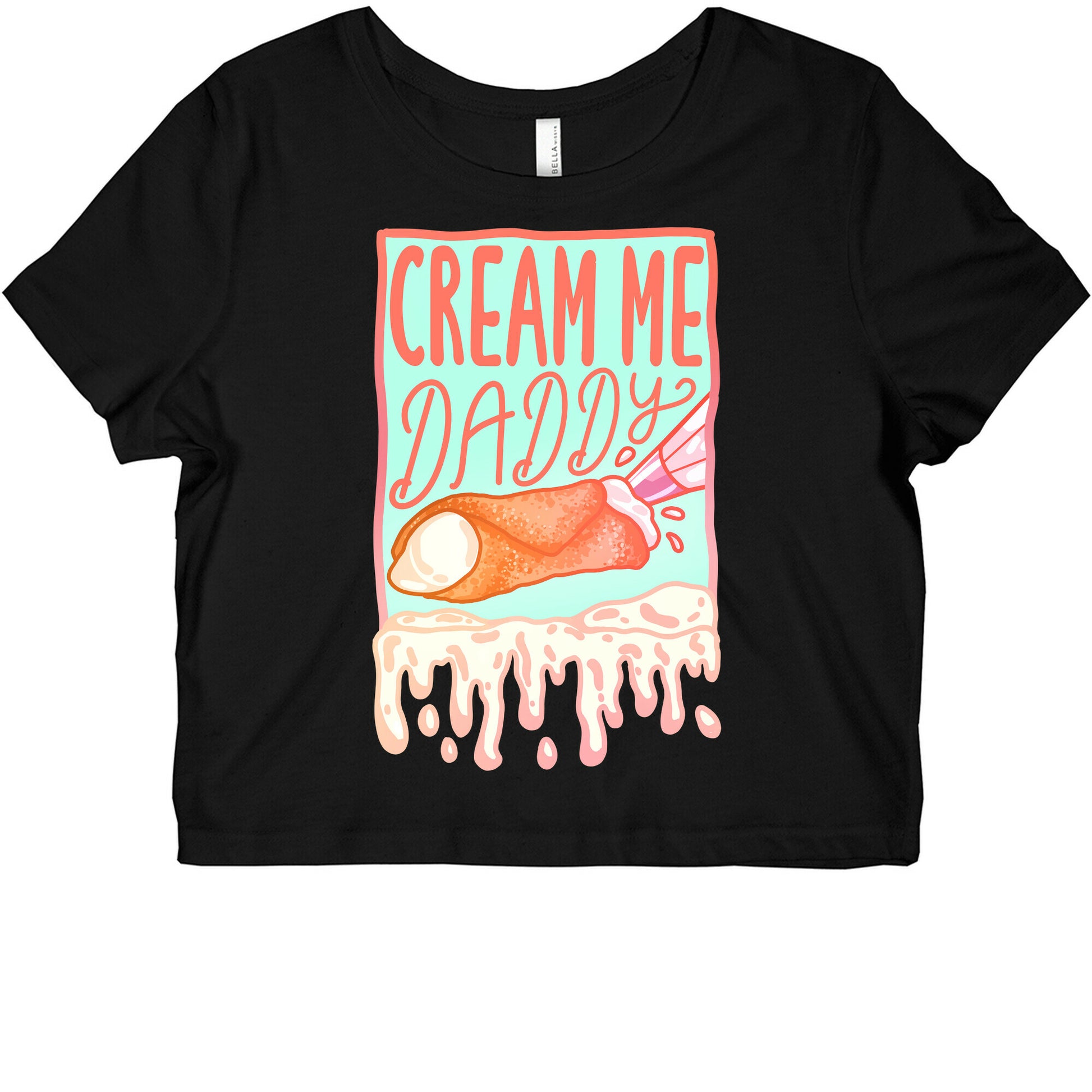 Cream Me Daddy Cannoli Graphic Baby Tee