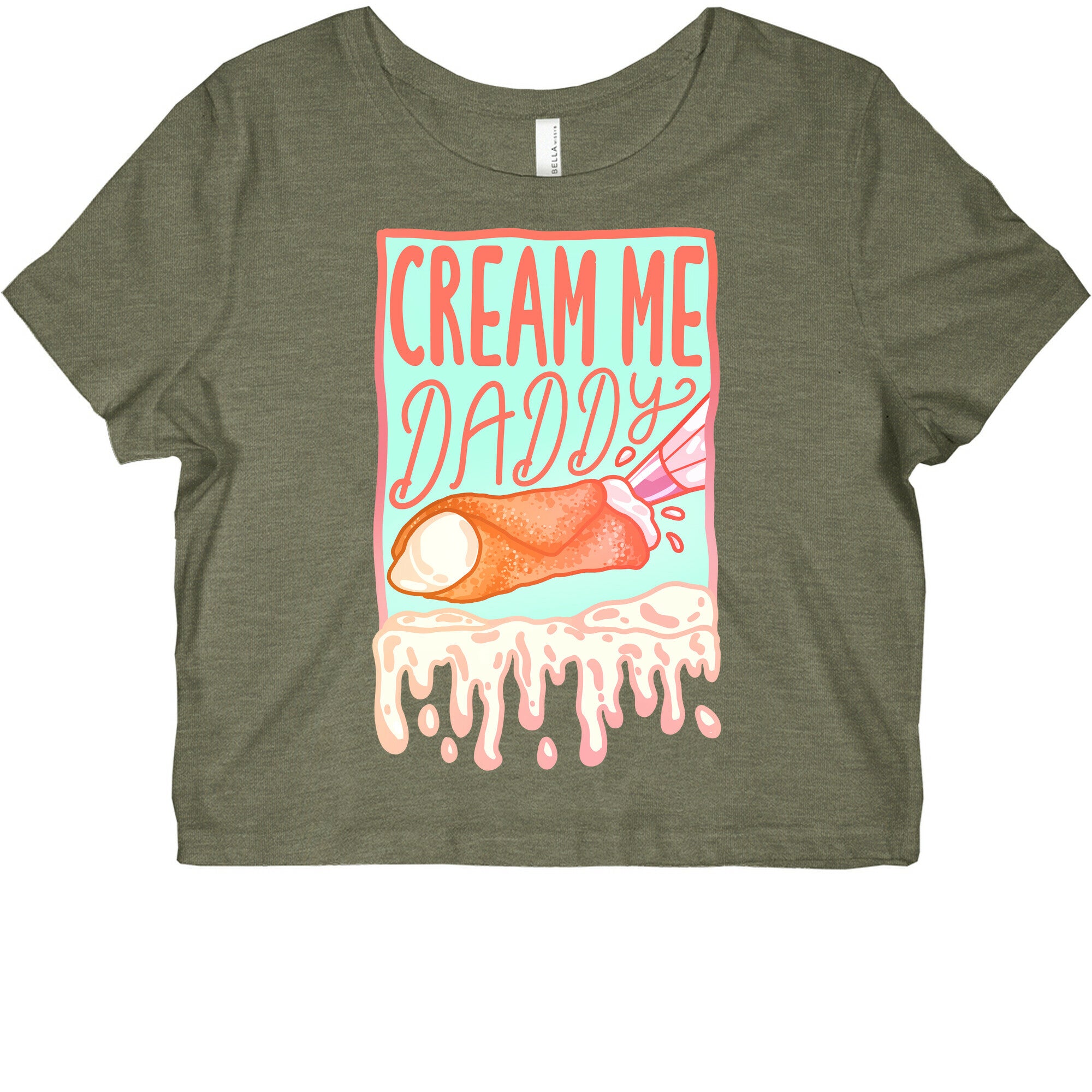 Cream Me Daddy Cannoli Graphic Baby Tee