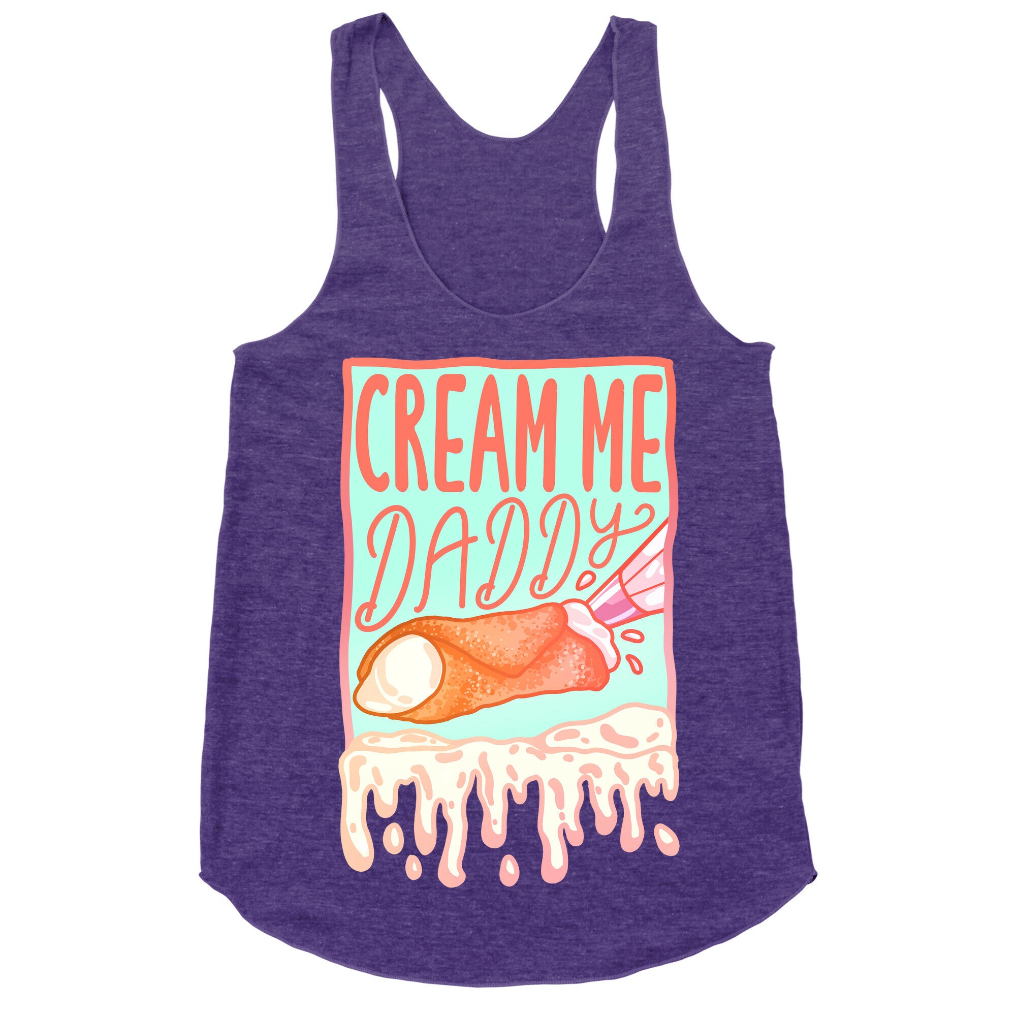 Cream Me Daddy Cannoli Racerback Tank