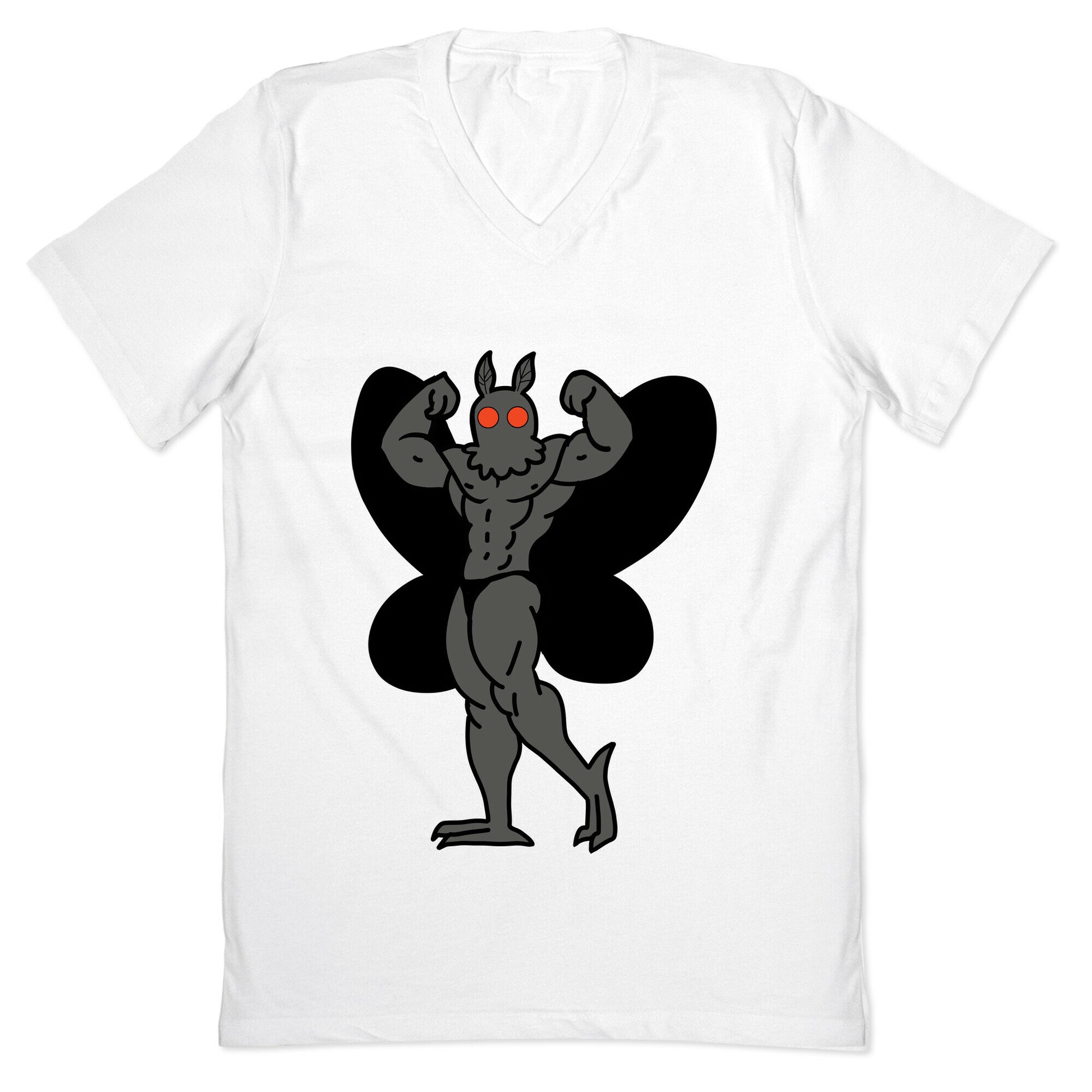Buff cryptids: Mothman V-Neck