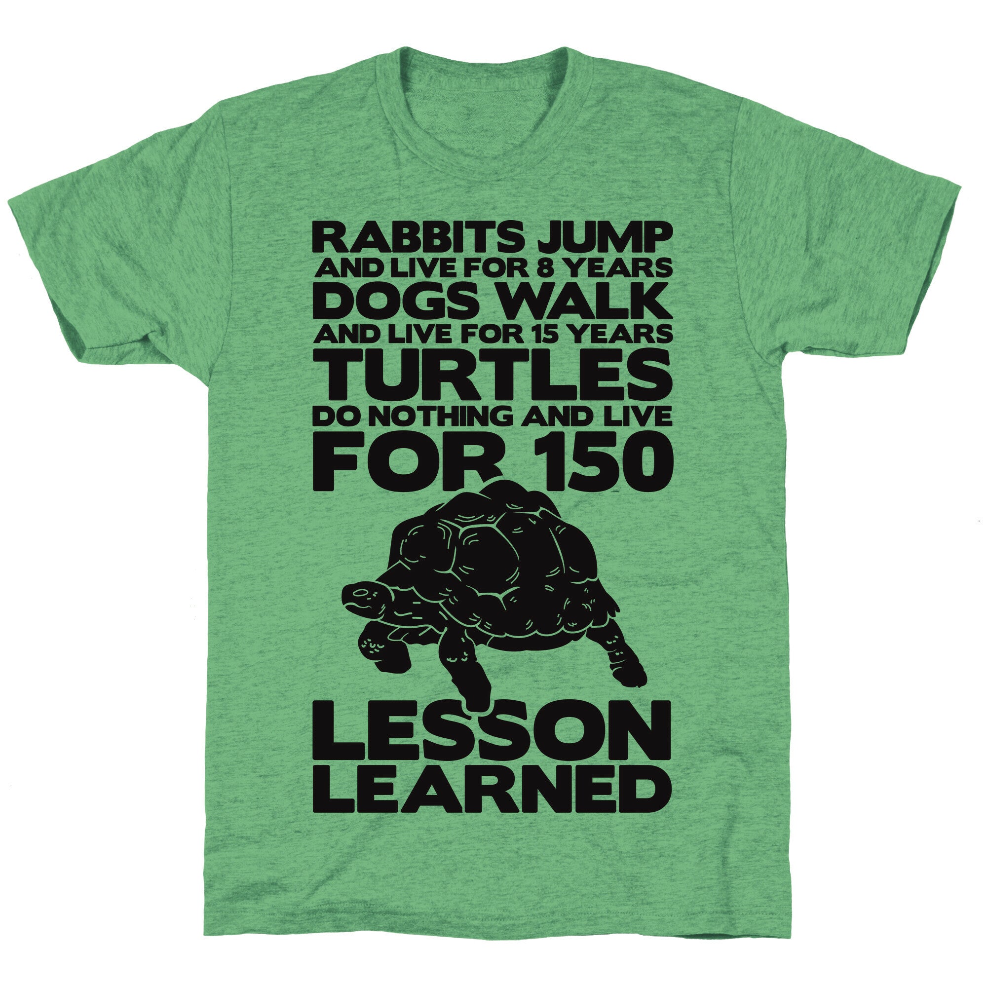 Turtles Do Nothing And Live For 150 Years Unisex Triblend Tee