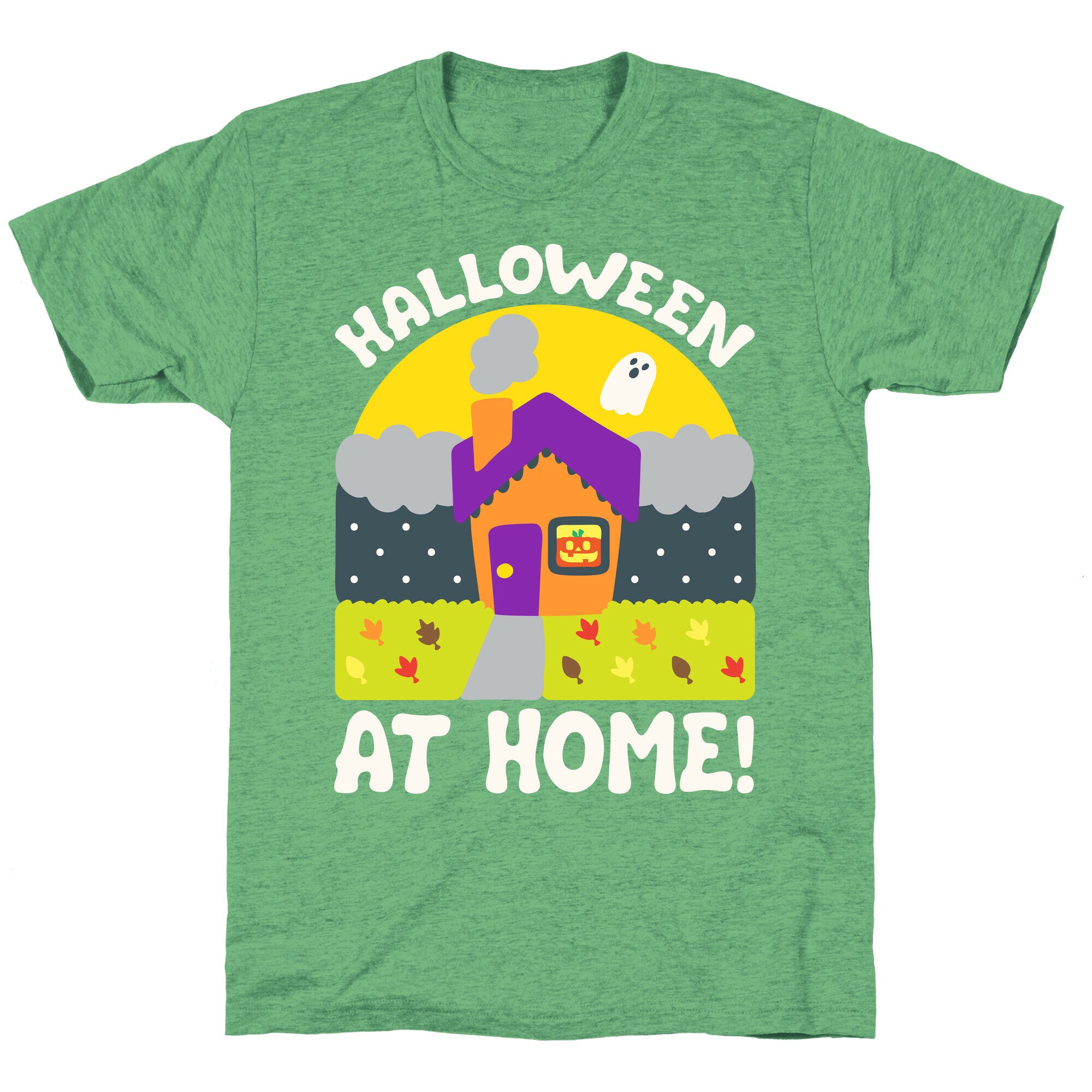 Halloween At Home  Unisex Triblend Tee
