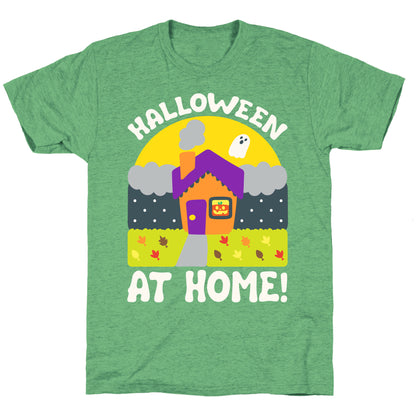 Halloween At Home  Unisex Triblend Tee