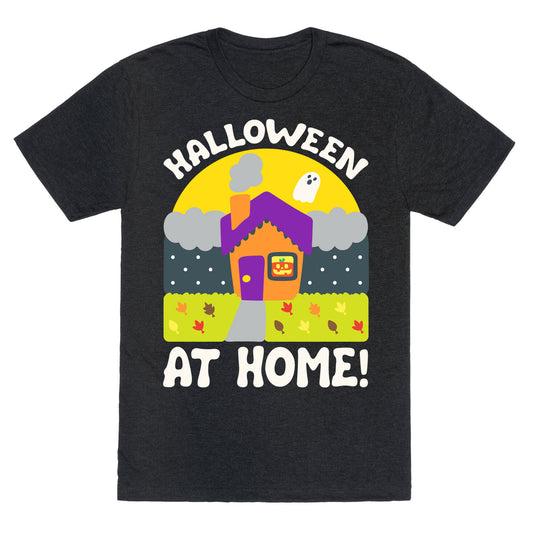 Halloween At Home  Unisex Triblend Tee
