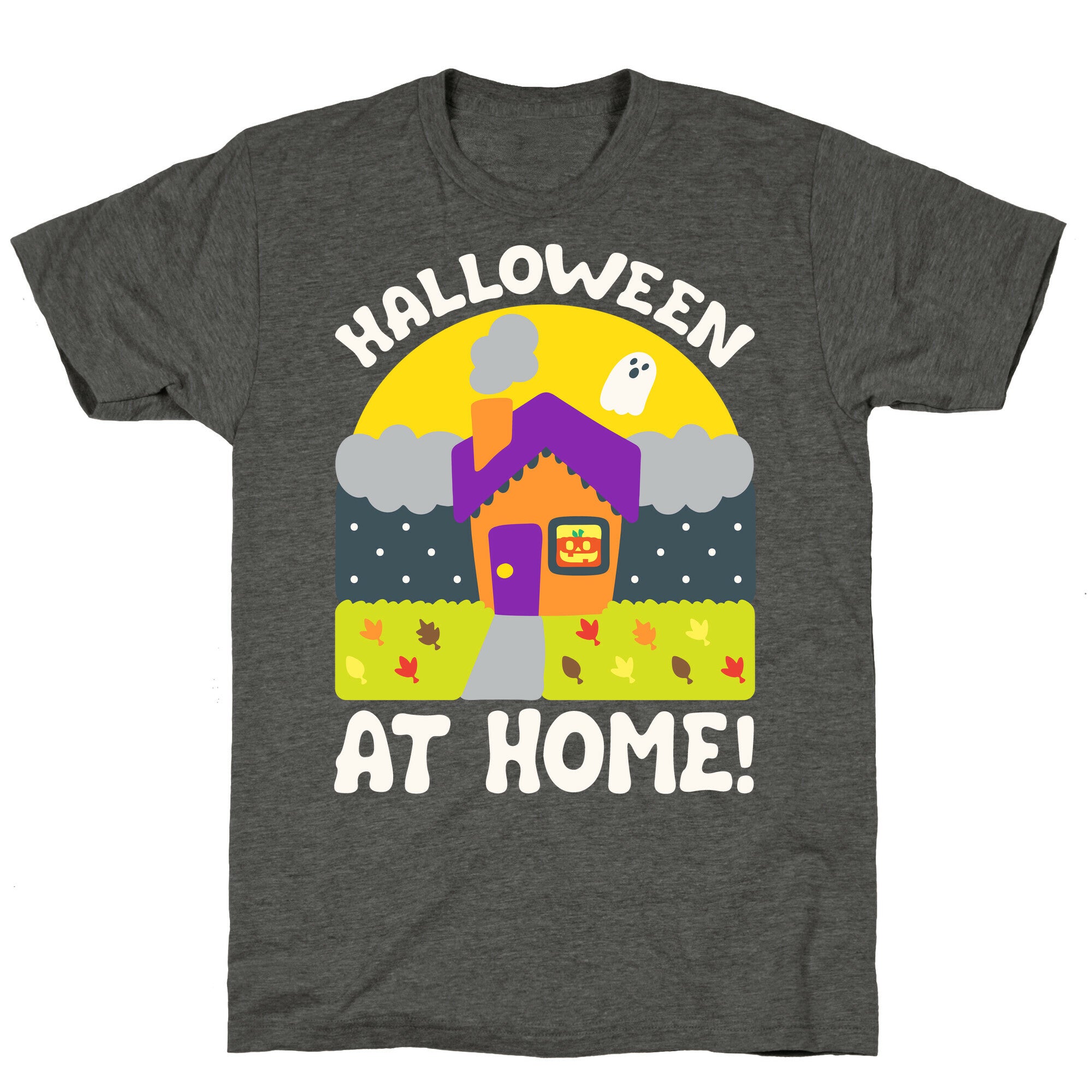 Halloween At Home  Unisex Triblend Tee