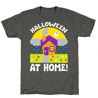 Halloween At Home  Unisex Triblend Tee