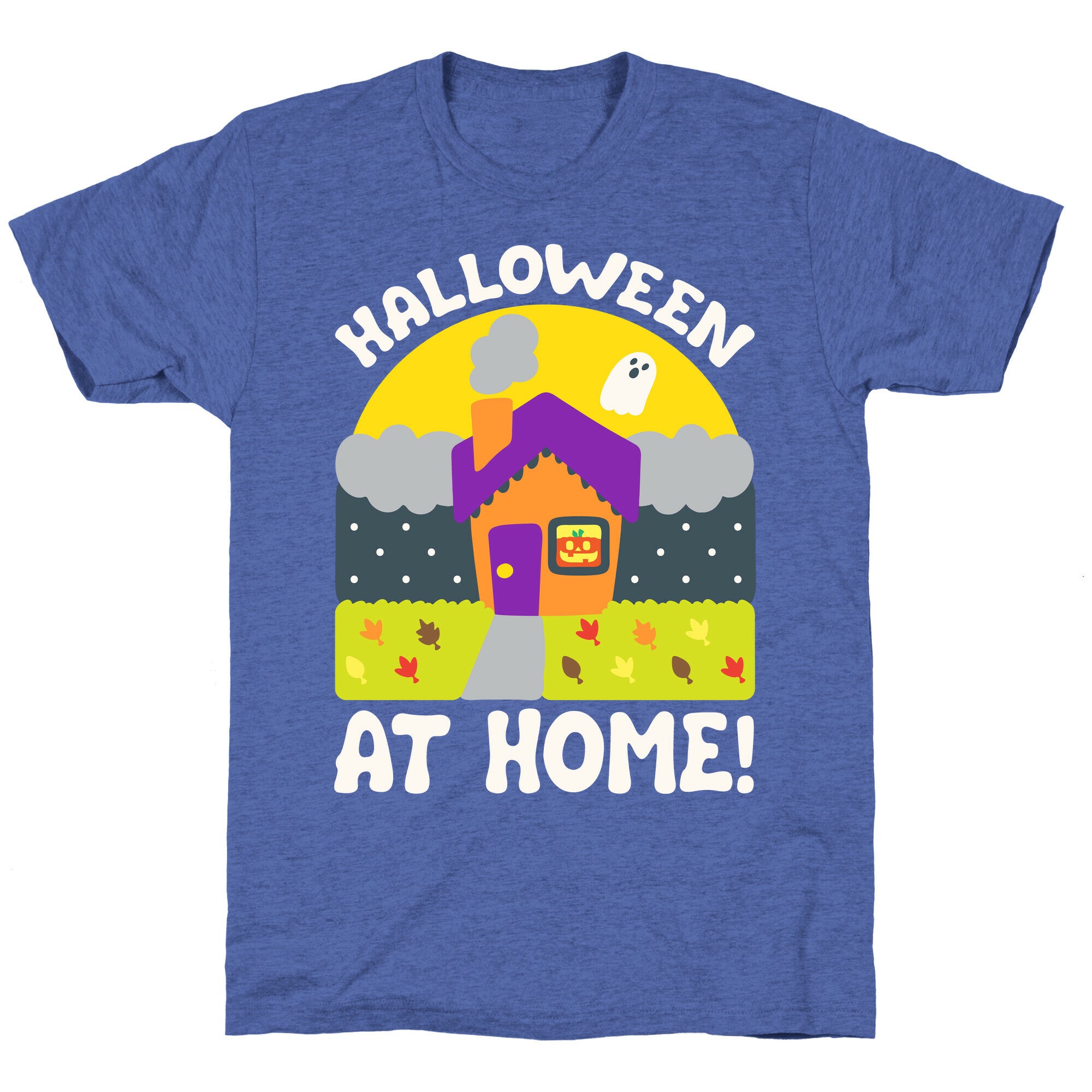 Halloween At Home  Unisex Triblend Tee