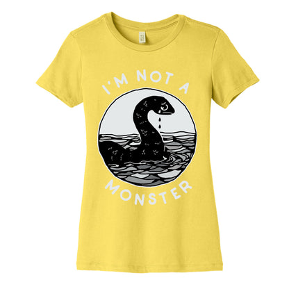 I'm Not a Monster (Nessy)  Women's Cotton Tee