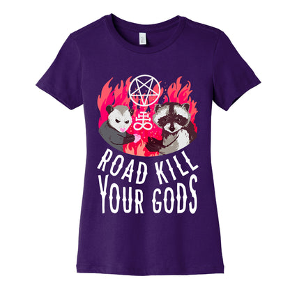 Road Kill Your Gods Women's Cotton Tee