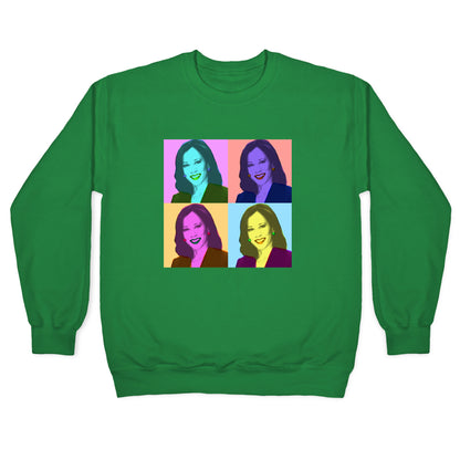 Pop Art Kamala Crewneck Sweatshirt