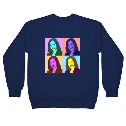 Pop Art Kamala Crewneck Sweatshirt