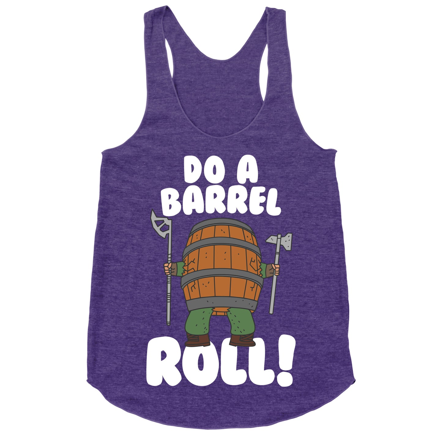 Do a Barrel Roll (The Hobbit) Racerback Tank
